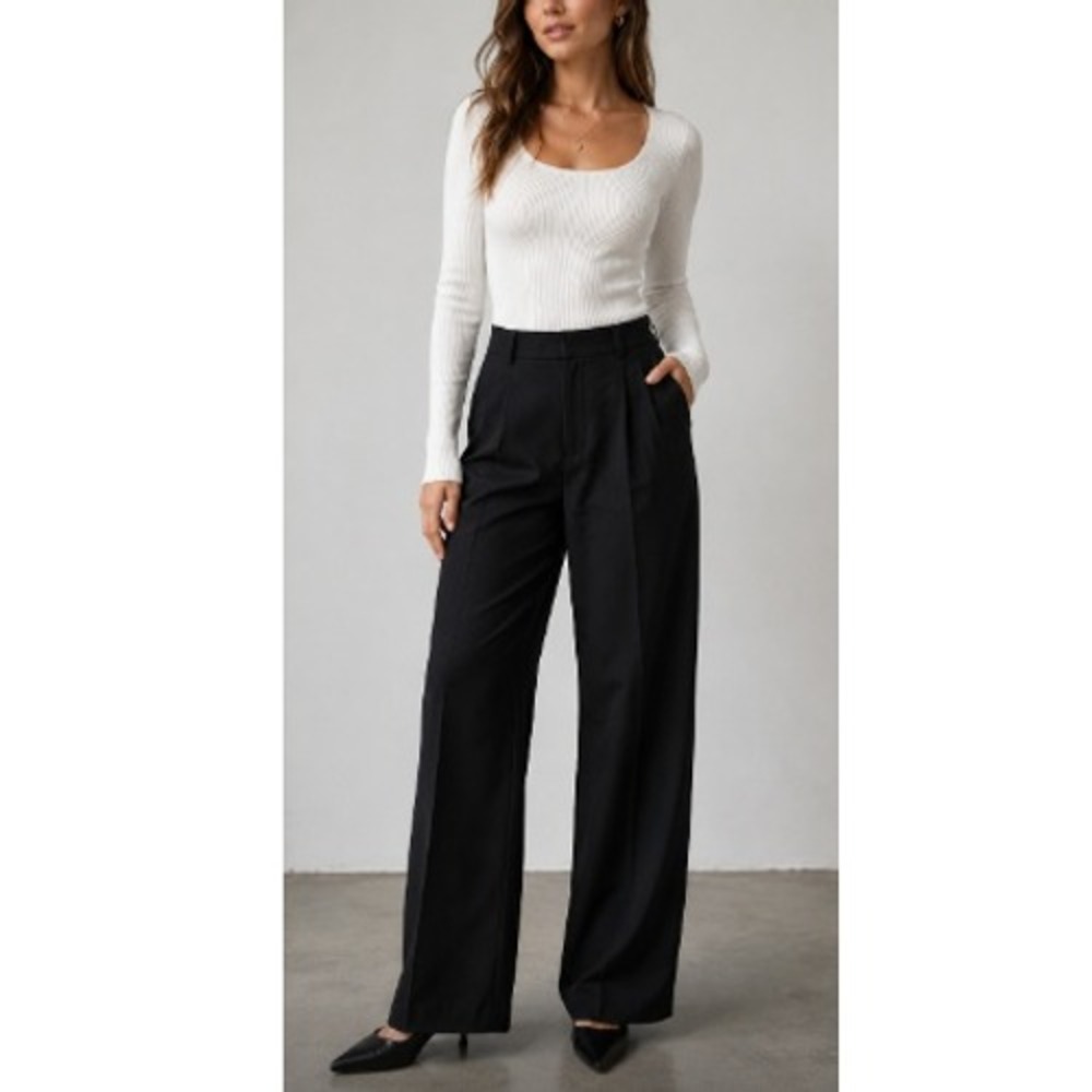 Commense Women's Black Airstream Straight Leg Dress Pants Size S NWT